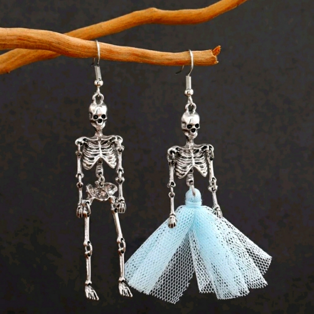 Skeleton earrings